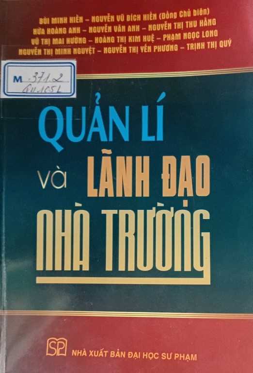 “Quản lí và Lãnh đạo Nhà trường”